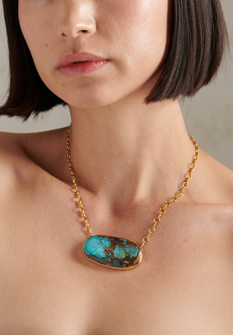 Greig Porter Tyrone Turquoise Necklace	