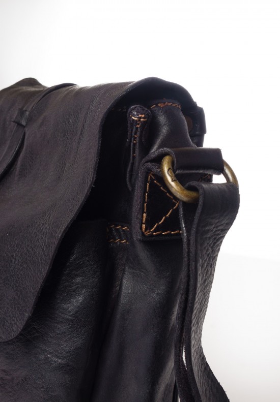 Campomaggi Leather Satchel in Black	