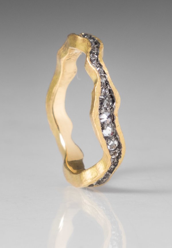 TAP by Todd Pownell 18K Gold Wavy Eternity Ring	