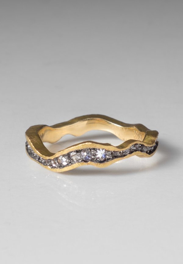 TAP by Todd Pownell 18K Gold Wavy Eternity Ring	