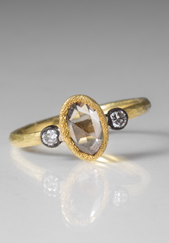 TAP by Todd Pownell Oval Rose Cut Diamond Ring	