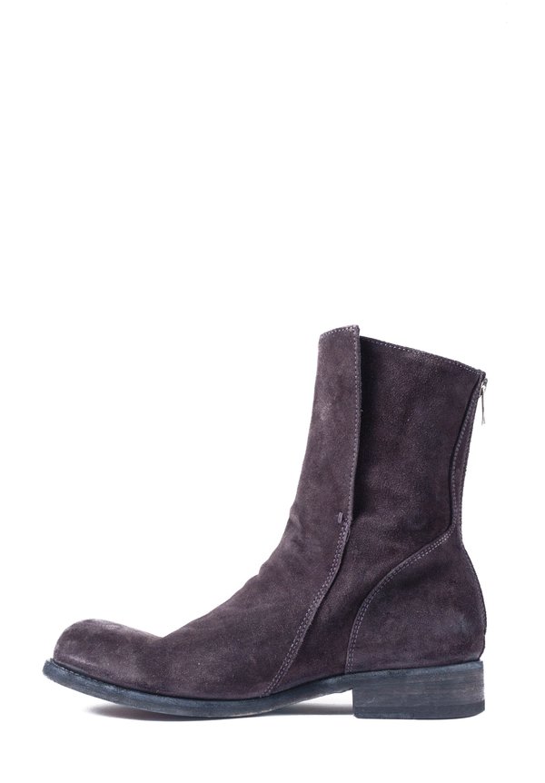 Officine Creative Hubble Suede Boots in Light Lavagna	