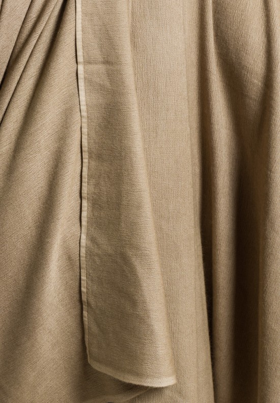 Denis Colomb Solid Color Throw in Natural