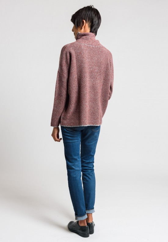 Oska Paddington Sweater in Cranberry	