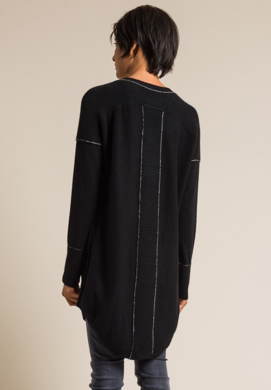 Paychi Guh Cashmere Sweater Tunic in Black