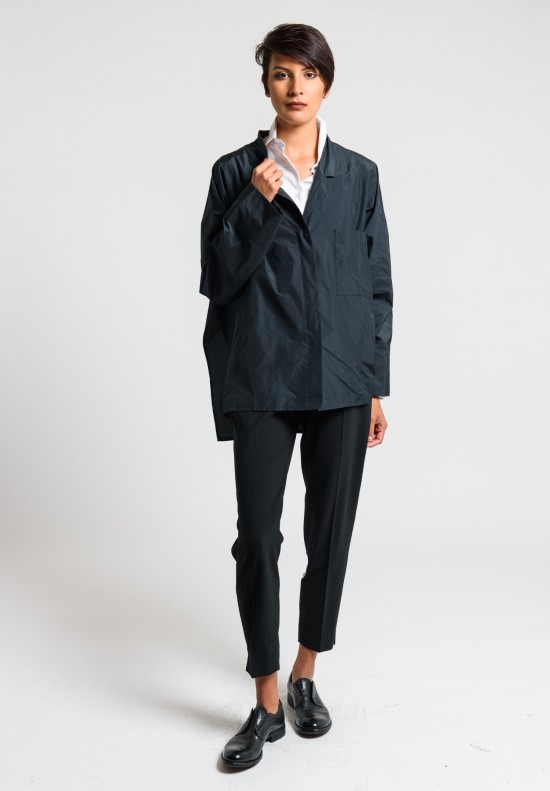 Peter O. Mahler Light Crash Blouse Jacket in Black	