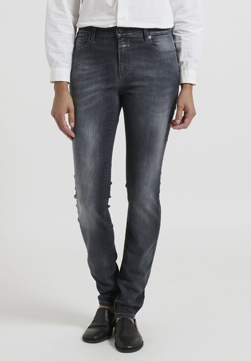 Closed Lizzy Skinny Jeans in Worn Grey	