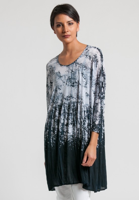 Gilda Midani Modal Oversize Dress in Black/White | Santa Fe Dry Goods ...