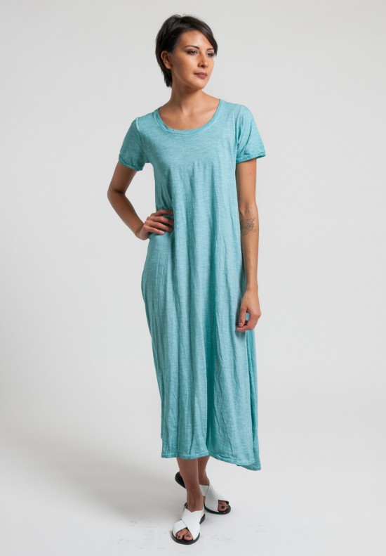 Gilda Midani Short Sleeve Monoprix Dress in Sea