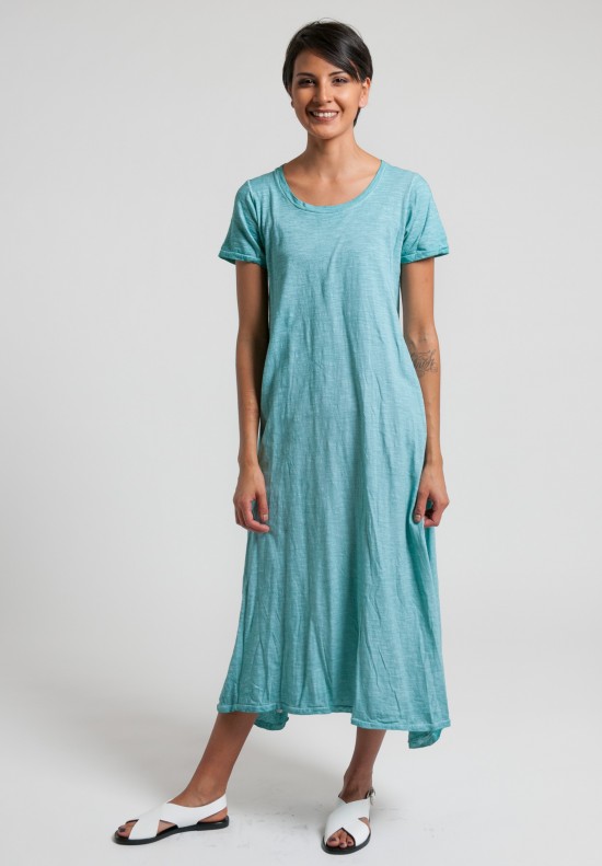 Gilda Midani Short Sleeve Monoprix Dress in Sea