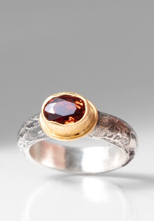 Greig Porter Fire Opal Oval Ring	