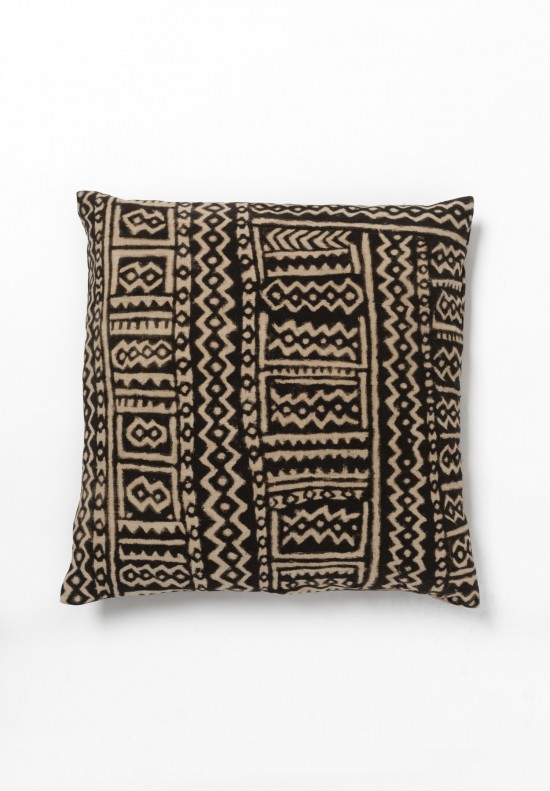 Shobhan Porter Vintage Mud Cloth Pillow in Pattern 3	