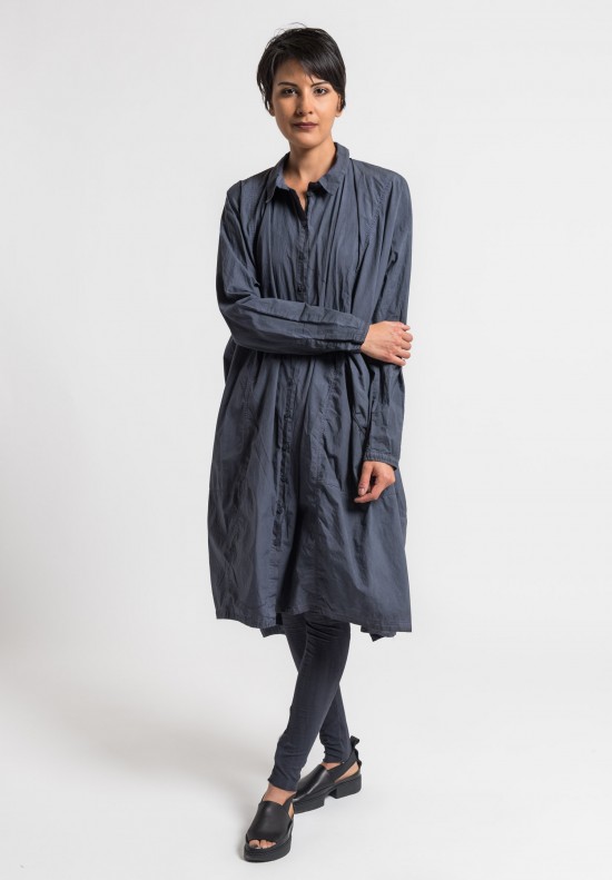 Oversized Cotton Shirt Dress