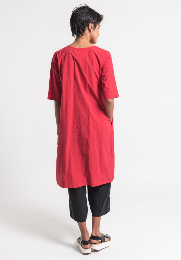 Toogood Cotton Percale Printer Tunic in Tractor	