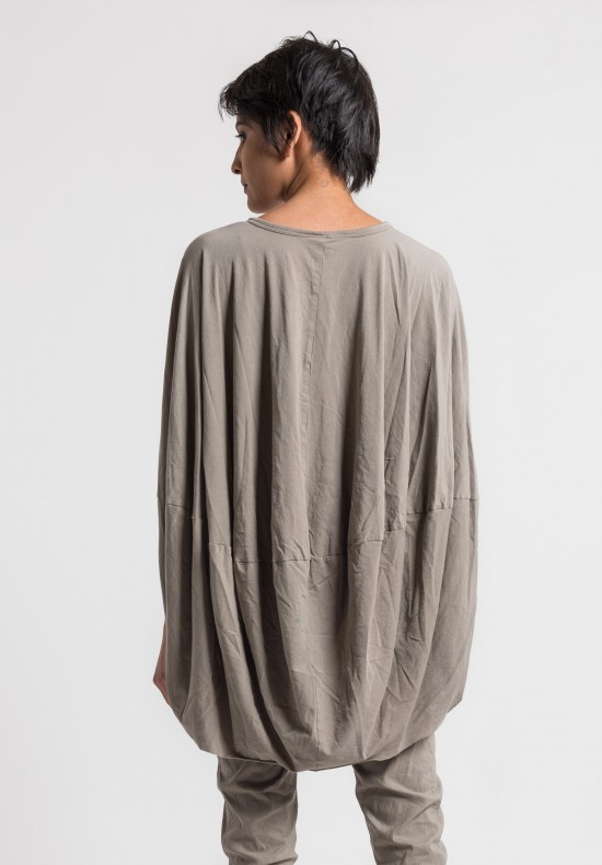 Rundholz Stretch Cotton Cocoon Tunic in Desert | Santa Fe Dry Goods ...