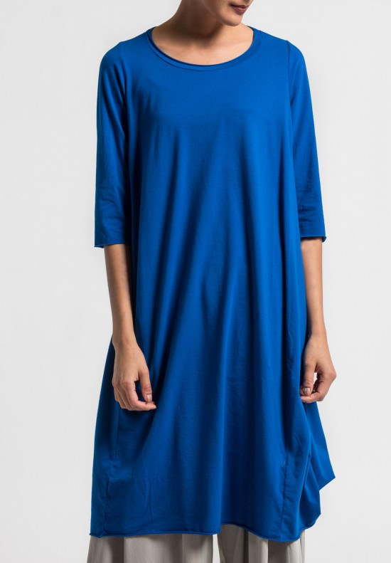 Labo.Art Abito Coro Jersey Dress in Royal Blue	