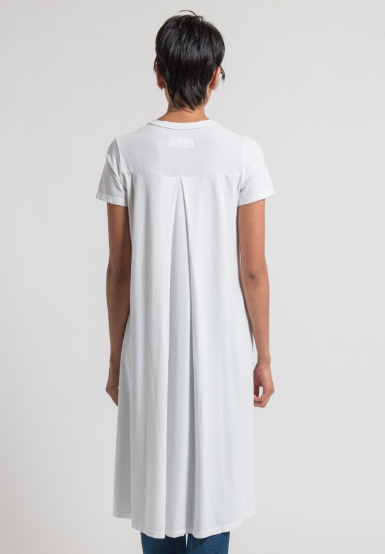 Labo.Art Abito Lucio Opera Cotton Dress in White	