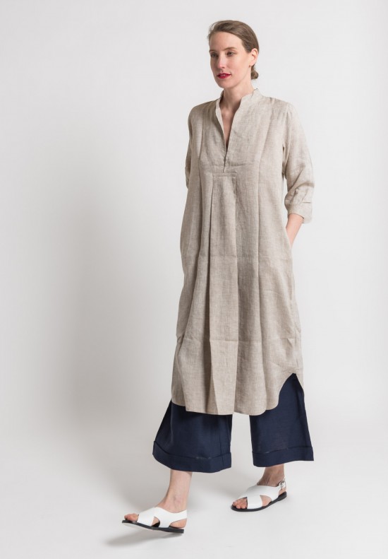 Daniela Gregis Linen Kora Dress in Natural | Santa Fe Dry Goods ...