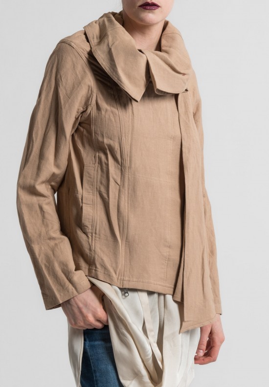 Nicholas K Linen/Cotton Short Duster Jacket in Dusk	