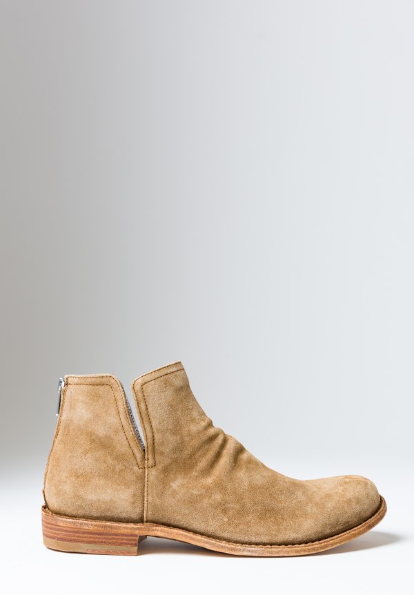 Officine Creative Suede Legrand Ankle Boot in Softy Sigaro