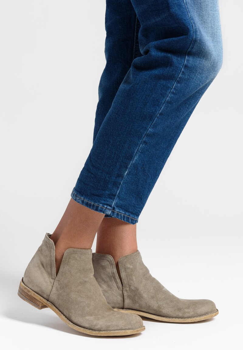 Officine Creative Suede Legrand Ankle Boot in Softy Ardesia	
