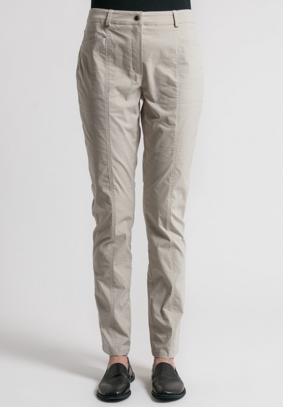 Annette Görtz Stretch Cotton Elias Pants in Gobi	