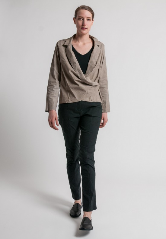 Annette Gortz Stretch Cotton Elias Pants in Nero | Santa Fe Dry Goods ...