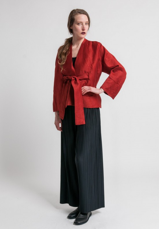 Urban Zen Kimono Jacket in Brick Red | Santa Fe Dry Goods . Workshop ...