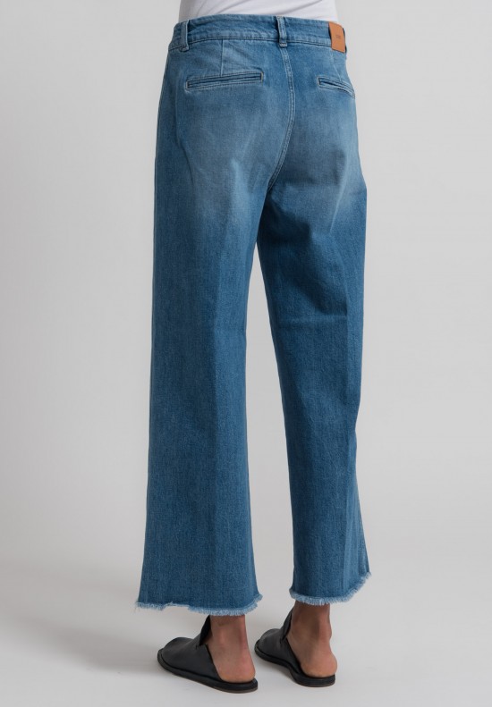 Closed Cropped Mina Jeans in Worn Down Blue | Santa Fe Dry Goods ...