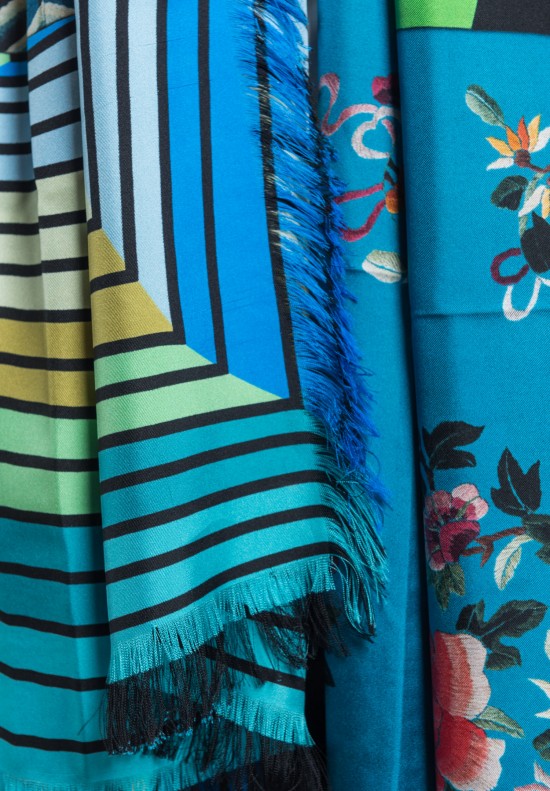 Pierre-Louis Mascia - Authenticated Scarf - Silk Multicolour for Women, Never Worn