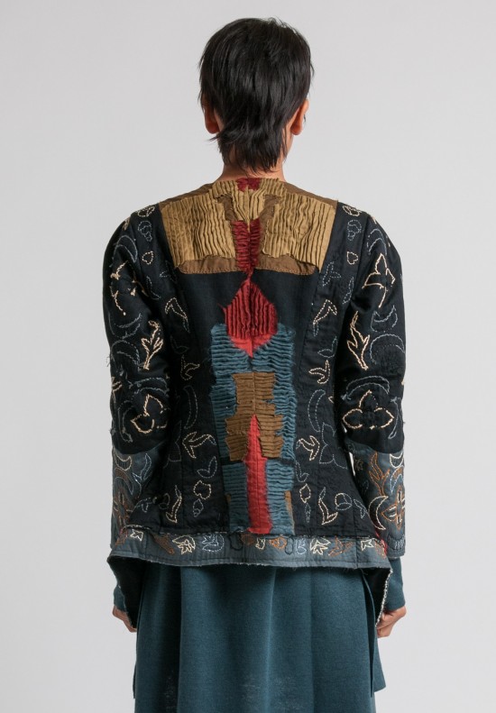 Urban Zen Artisan Patchwork Jacket in Multicolor	