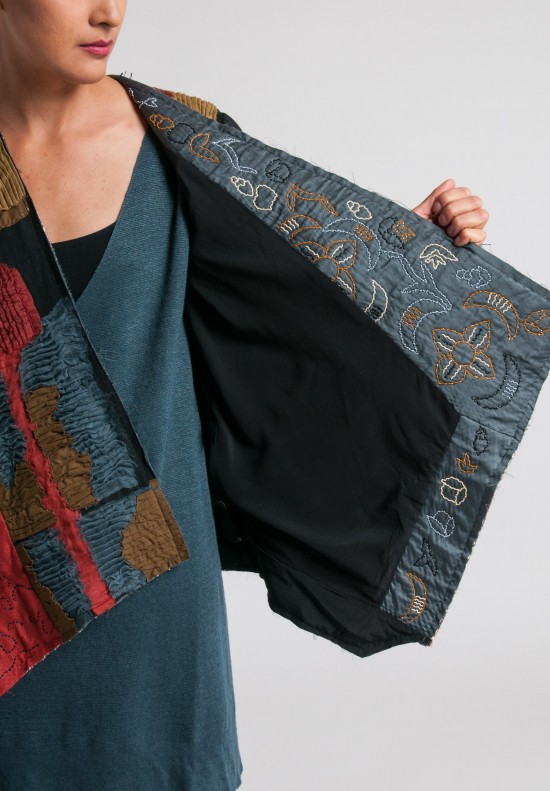 Urban Zen Artisan Patchwork Jacket in Multicolor	