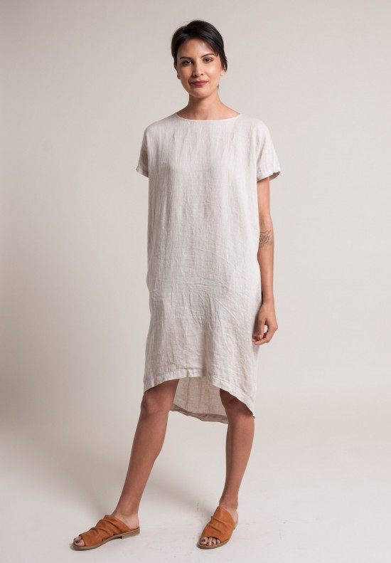 linen cocoon dress
