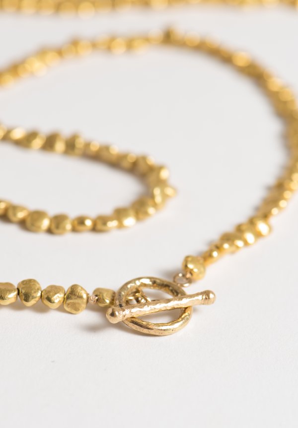Greig Porter 18K Gold Nuggets Long Necklace	