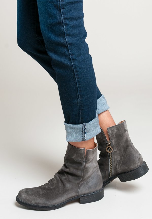 Fiorentini and Baker Elf Suede Boots in Lavagna