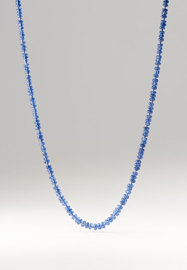 Denise Betesh 22K Gold, Blue Sapphire Bead Necklace	