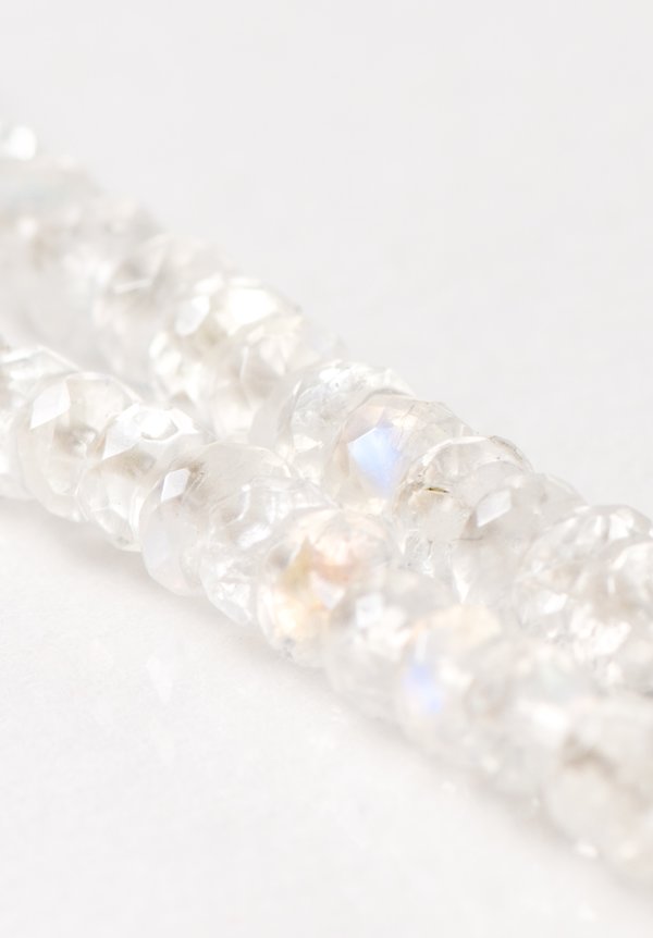 Denish Betesh 22K, Moonstone Bead Double Strand Necklace