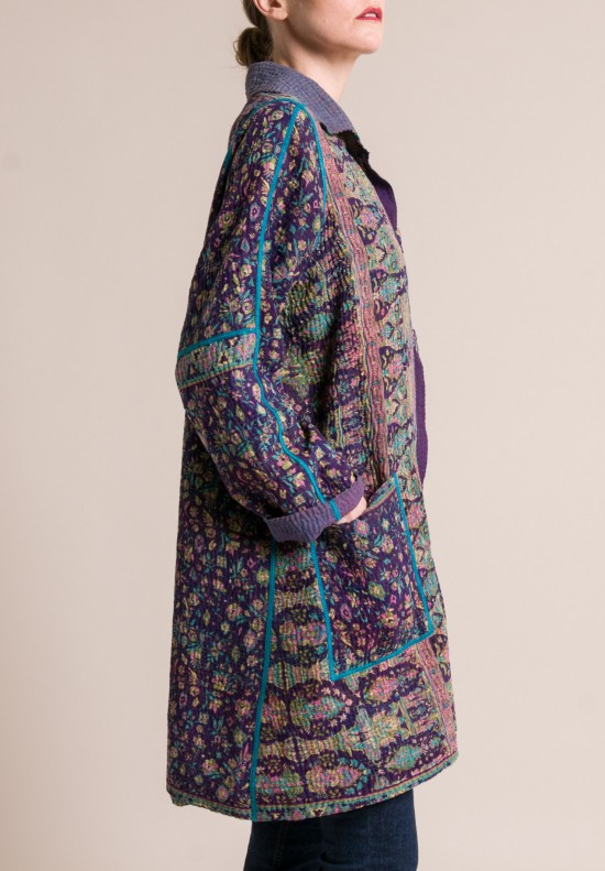 Mieko Mintz 4-Layer A-Line Duster Jacket in Purple | Santa Fe Dry Goods ...