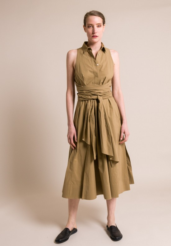 Urban Zen Sleeveless Wrap & Tie Shirt Dress in Paperbag | Santa Fe Dry ...