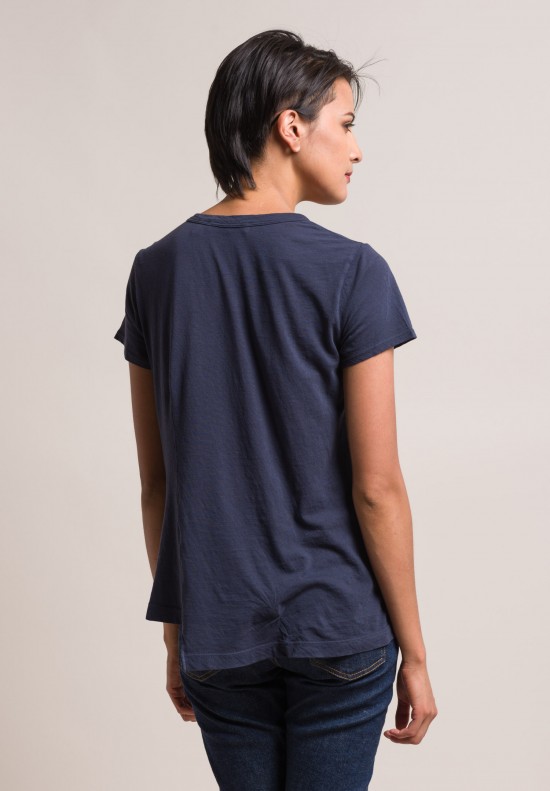 Wilt Darted Pocket Relaxed Tee in Indigo