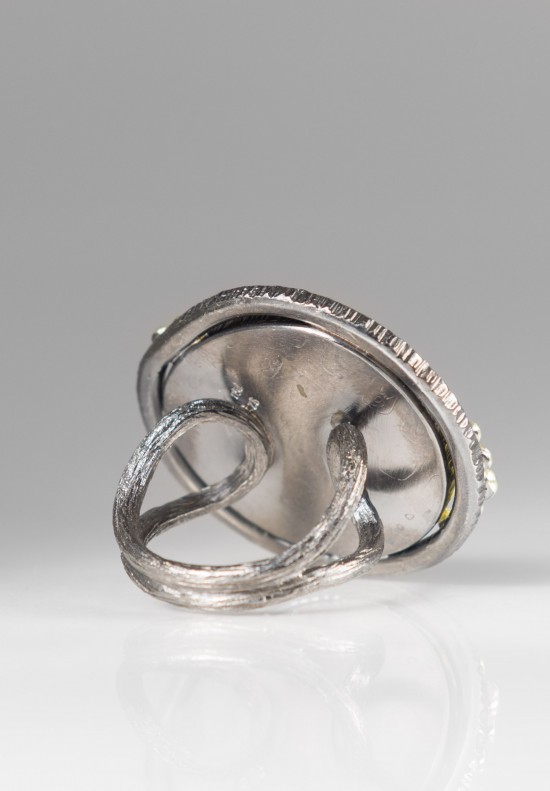 Maria Frantzi 18K, Silver Apatite Triplet Ring