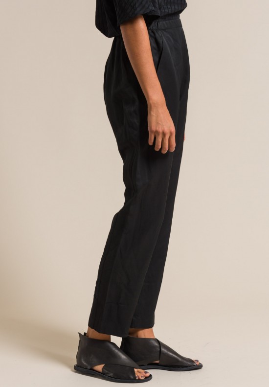 Zero + Maria Cornejo Tabi Pant in Black