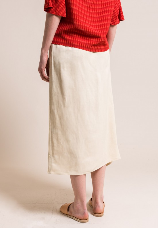 Zero + Maria Cornejo Ero Skirt in Cream | Santa Fe Dry Goods . Workshop ...