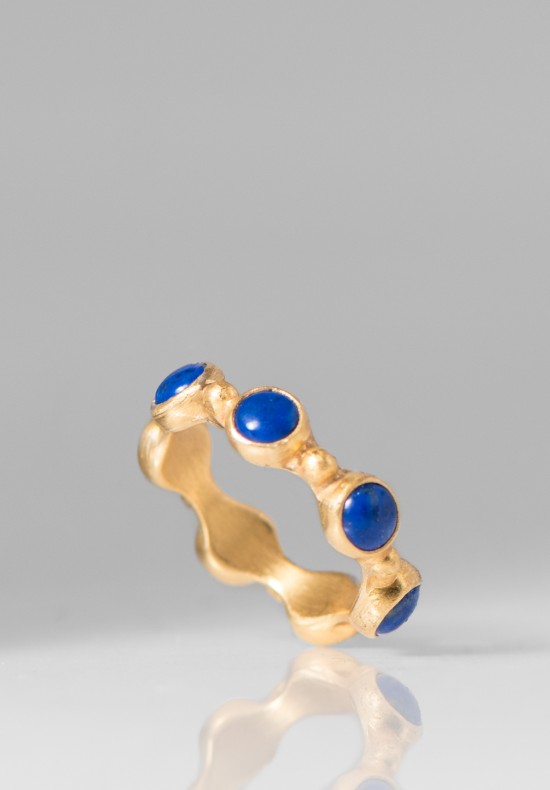 Lika Behar 22K, Round Cabochon Lapis Ring | Santa Fe Dry Goods ...