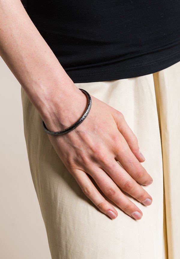 Lika Behar Oxid. Silver Thick Fusion Bracelet