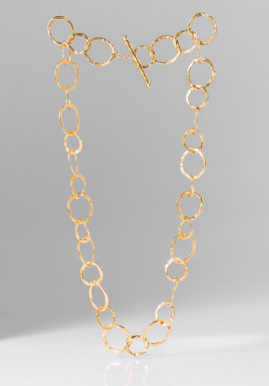 Lika Behar 24K Gold Short Bubbles Necklace	