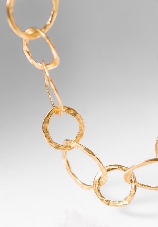 Lika Behar 24K Gold Short Bubbles Necklace	