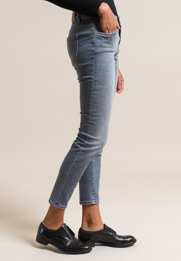 Closed Baker Cropped Narrow Jeans in Stone Grey