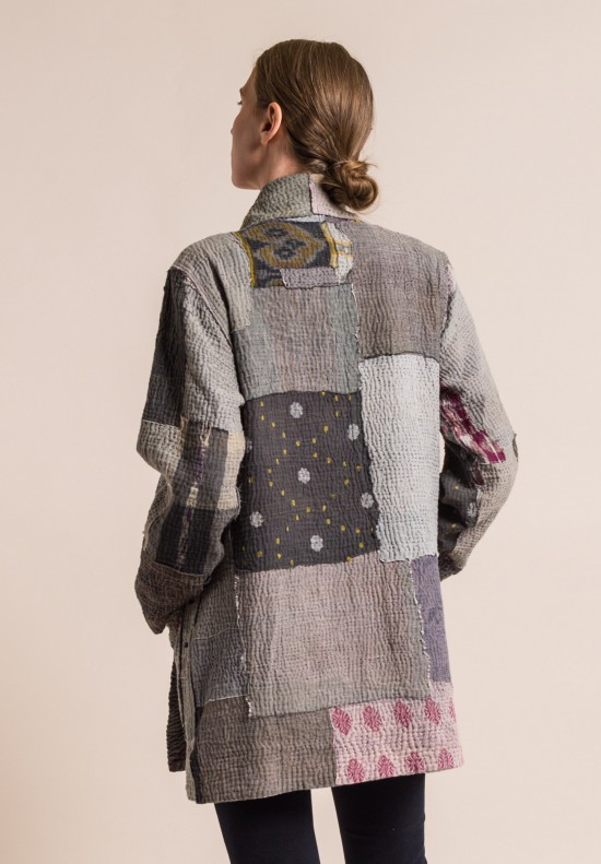 Mieko Mintz Frayed Patch Pocket Jacket in Grey | Santa Fe Dry Goods ...