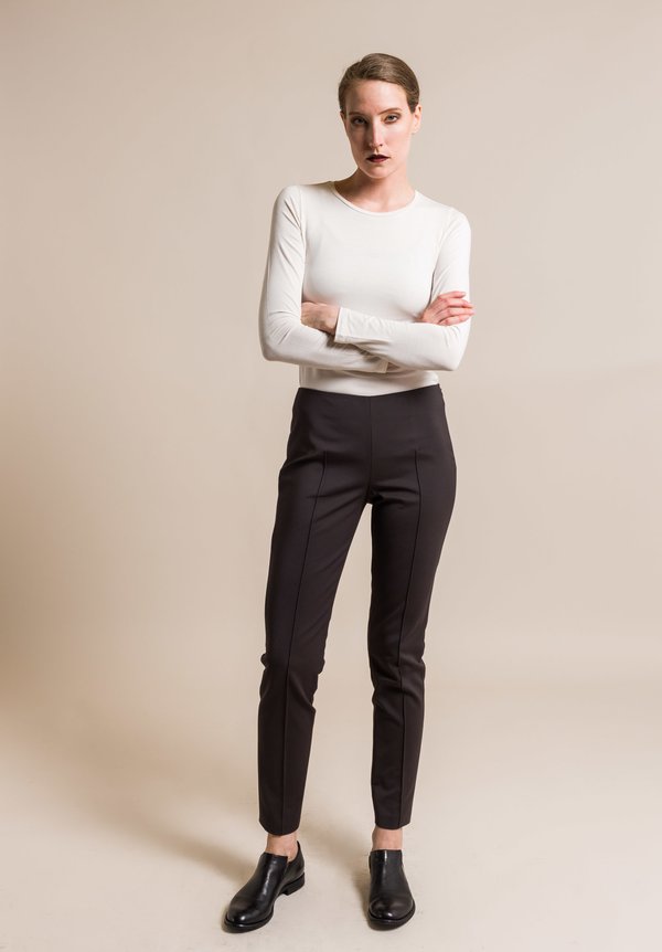 Akris Melissa Techno Stretch Pant in Mocca